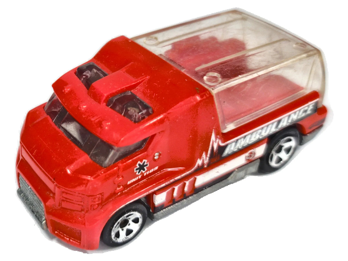 Rapid Response Hot Wheels 1995 1:56 Made in France Pogotowie ratunkowe