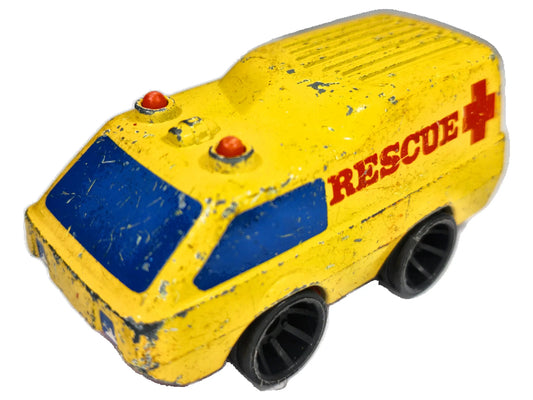 Ambulans Mattel First Wheels Hot Wheels 1979 Żółty 1:50