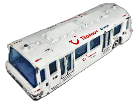 THOMSON AIRWAYS AIRPORT BUS Realtoy '90 Biały 1:72