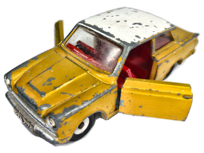 FORD CONSUL CORTINA Dinky Toys '70 Żółty 1:43 Made in England