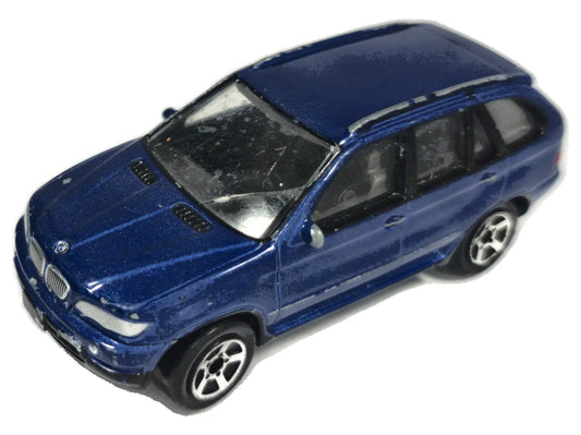 BMW X5 E53 Realtoy 1:64 Luzak Niebieski