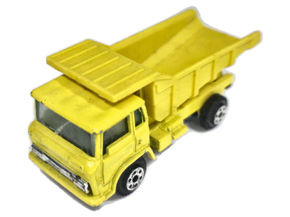 DUMP TRUCK (WYWROTKA), Yatming 1983, Die cast, Żółty, 1:64, Resoraki