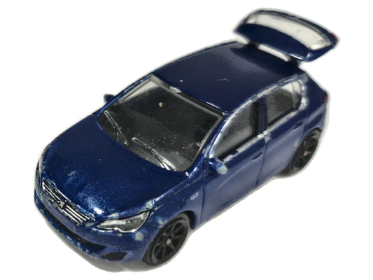 Peugeot 308 Majorette 1:56 Luzak Niebieski