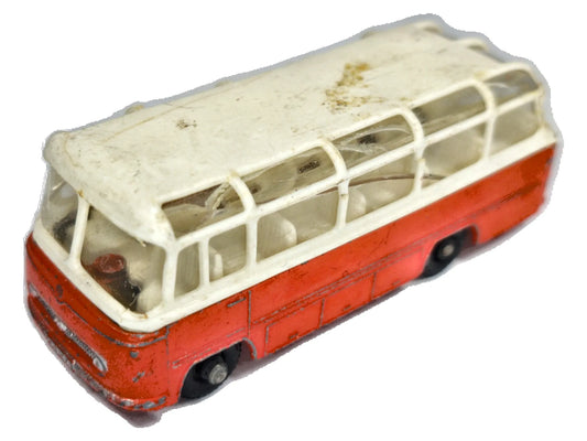 Autobus MERCEDES COACH Matchbox '60 Czerwony 1:87 Made in England