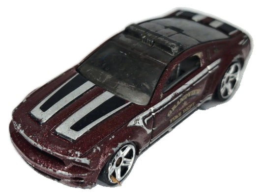 Ford Mustang Gt Concept Straż pożarna Hot Wheels 2003 Bordowy 1:64