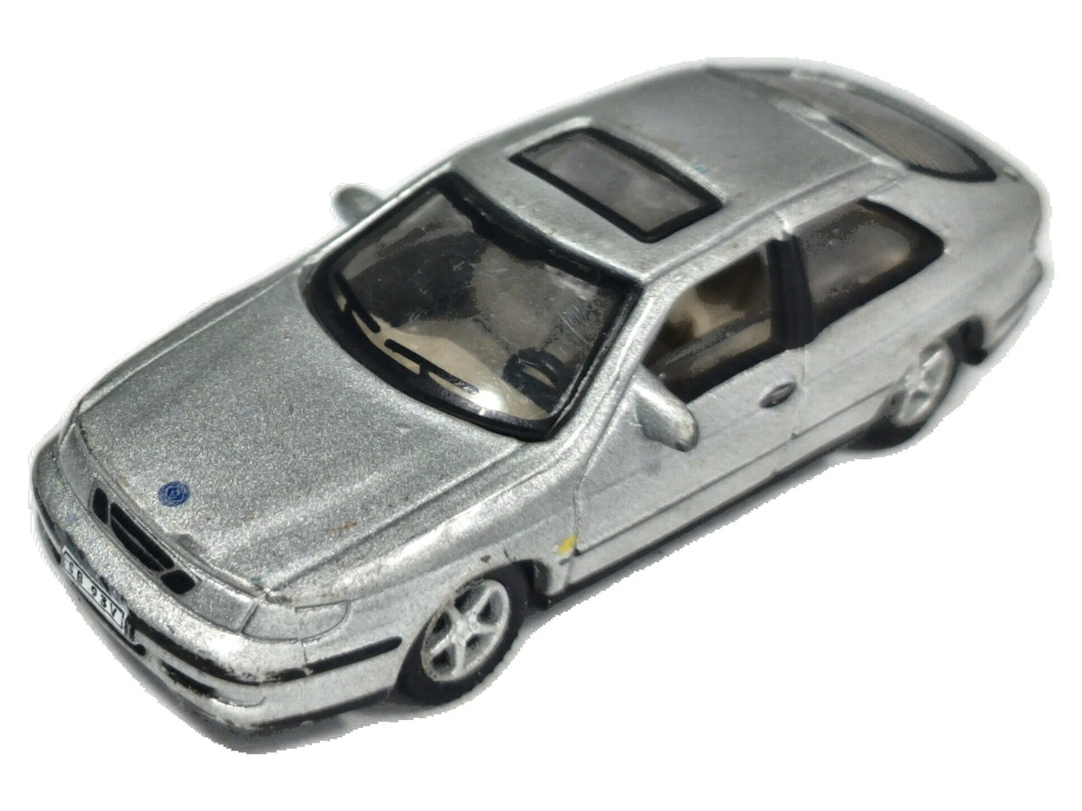 Saab 9-3 Coupé Hongwell 1:72 Luzak Srebrny