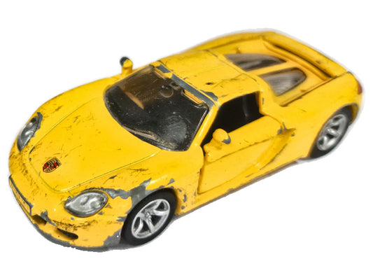 Porsche Carrera Gt SIKU 1:55 Made in W.-Germany Luzak Żółty