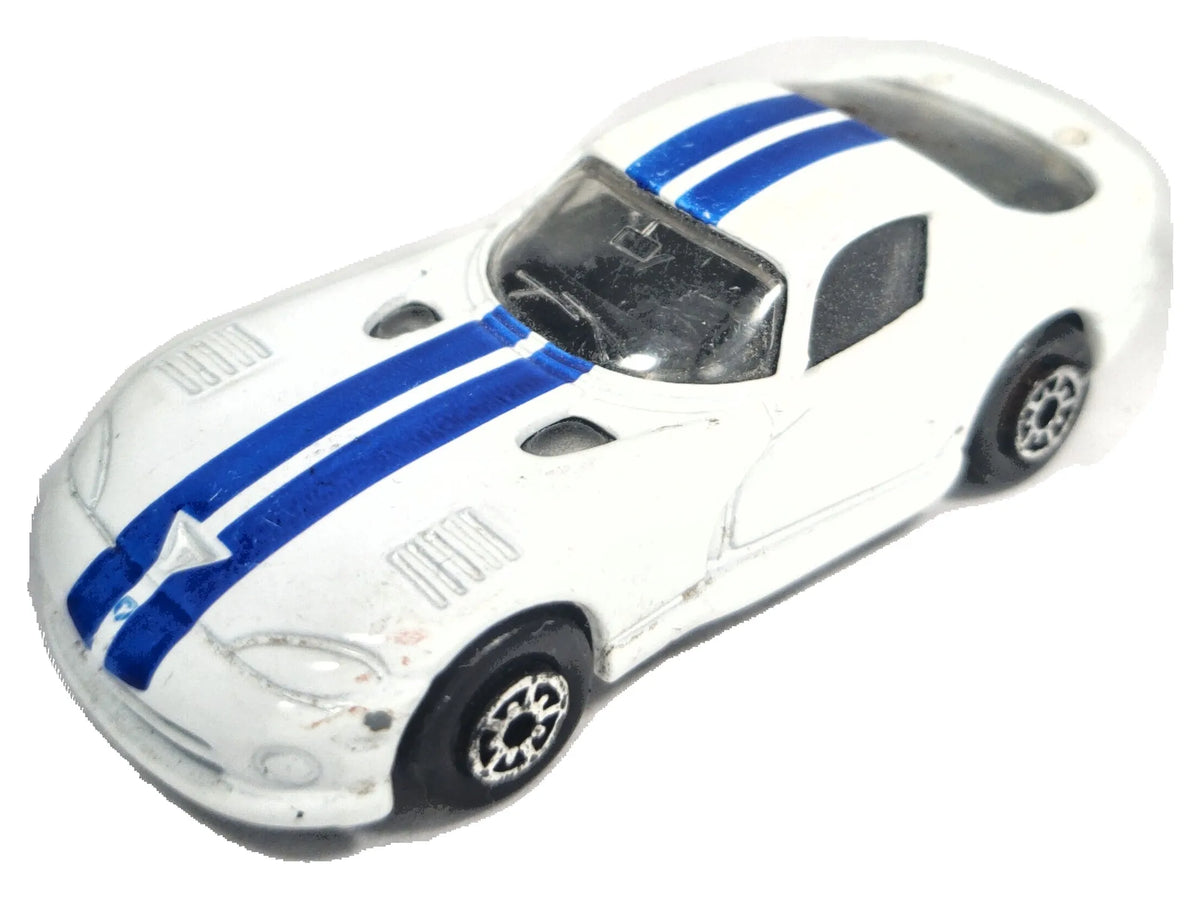 DODGE VIPER, Maisto, Die cast, Biały, 1:64, Resoraki