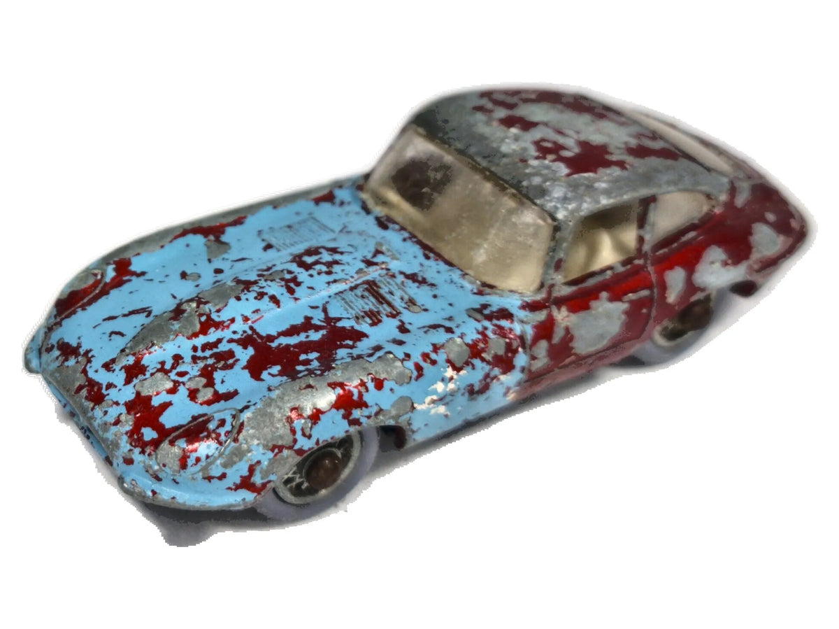"E" Type Jaguar Matchbox '60 Niebieski 1:72 Made in England