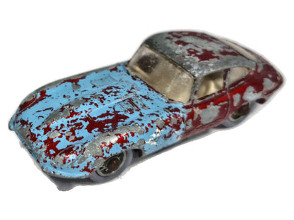 "E" Type Jaguar Matchbox '60 Niebieski 1:72 Made in England