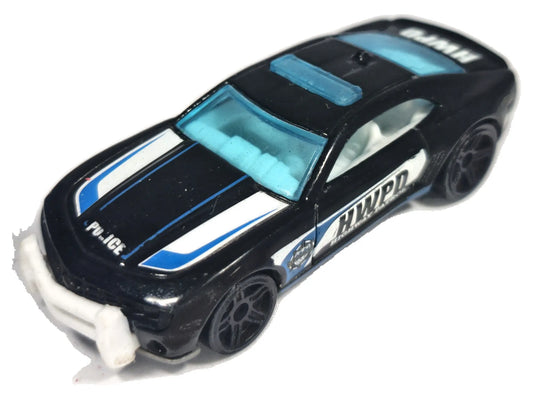 '10 CHEVROLET CAMARO SS, HWPD POLICE, Hot Wheels 2016, T9579, Czarny, 1:64