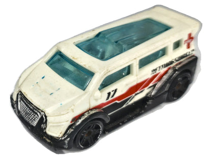 Speedbox Hot Wheels 2012 HW CITY 1:64 17 Luzak Biały Ambulans