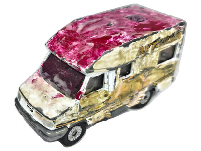 Iveco Daily SIKU 1:55 Kamper ADRIA Luzak Różowy