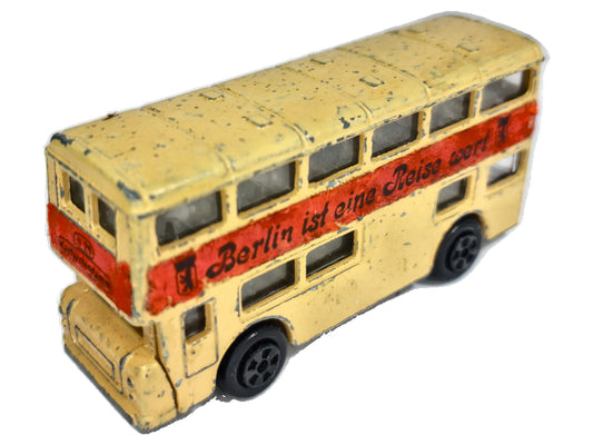 Autobus Piętrowy LONDON BUS BÜSSING D2U Matchbox '60 1:110 Made in England