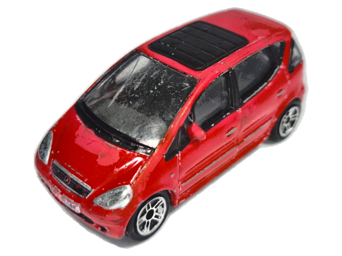 MERCEDES-BENZ A-CLASS, Realtoy, Die cast, Czerwony, 1:56, Resoraki