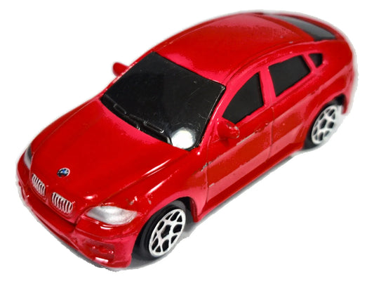 BMW X6 SUV, RMZ City, Die cast 3025, Czerwony, 1:65, Resoraki
