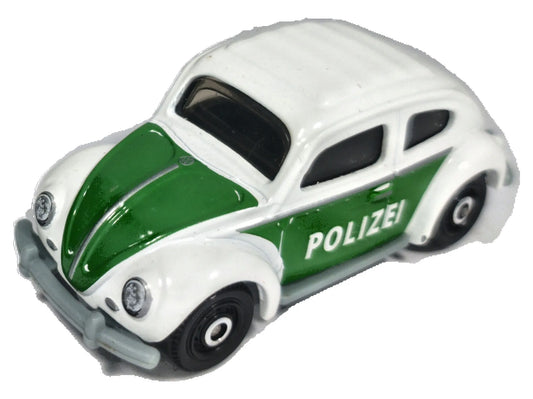 '62 Volkswagen Beetle Mainline Policja Matchbox 2017 Biały 1:51