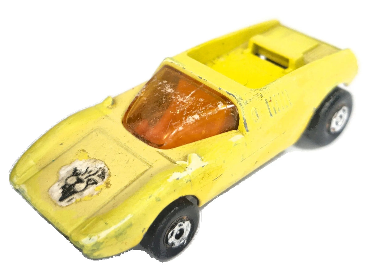 MOD ROD, Matchbox 1971, Made in England, Die cast MOD ROD NO.1, Żółty, 1:64