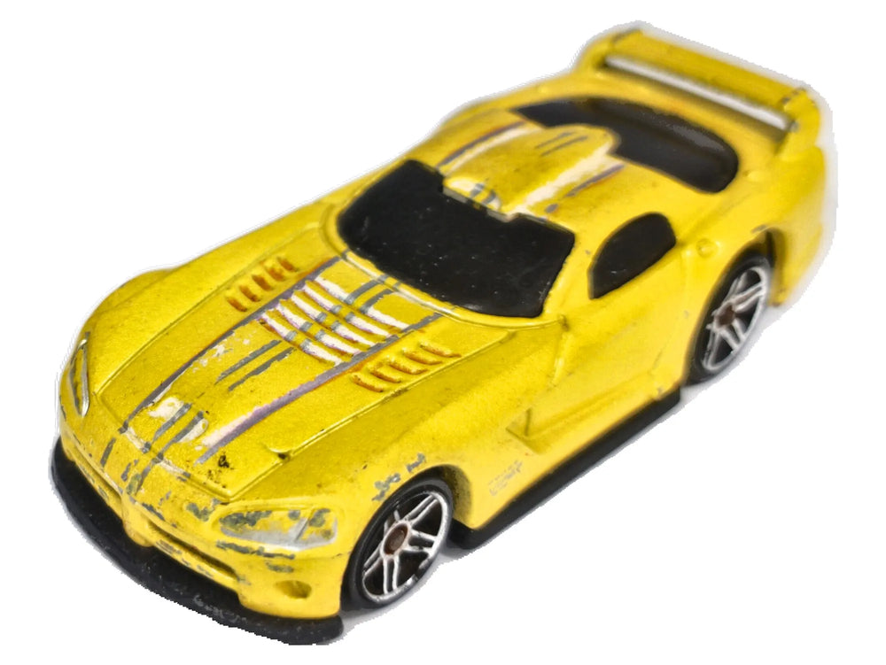 Dodge Viper Gts-R Hot Wheels 1:64 Samochód wyścigowy Luzak Żółty