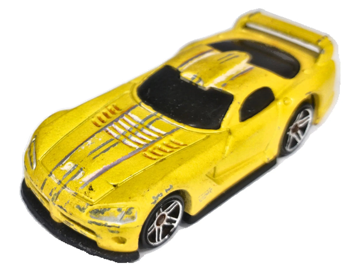Dodge Viper Gts-R Hot Wheels 1:64 Samochód wyścigowy Luzak Żółty