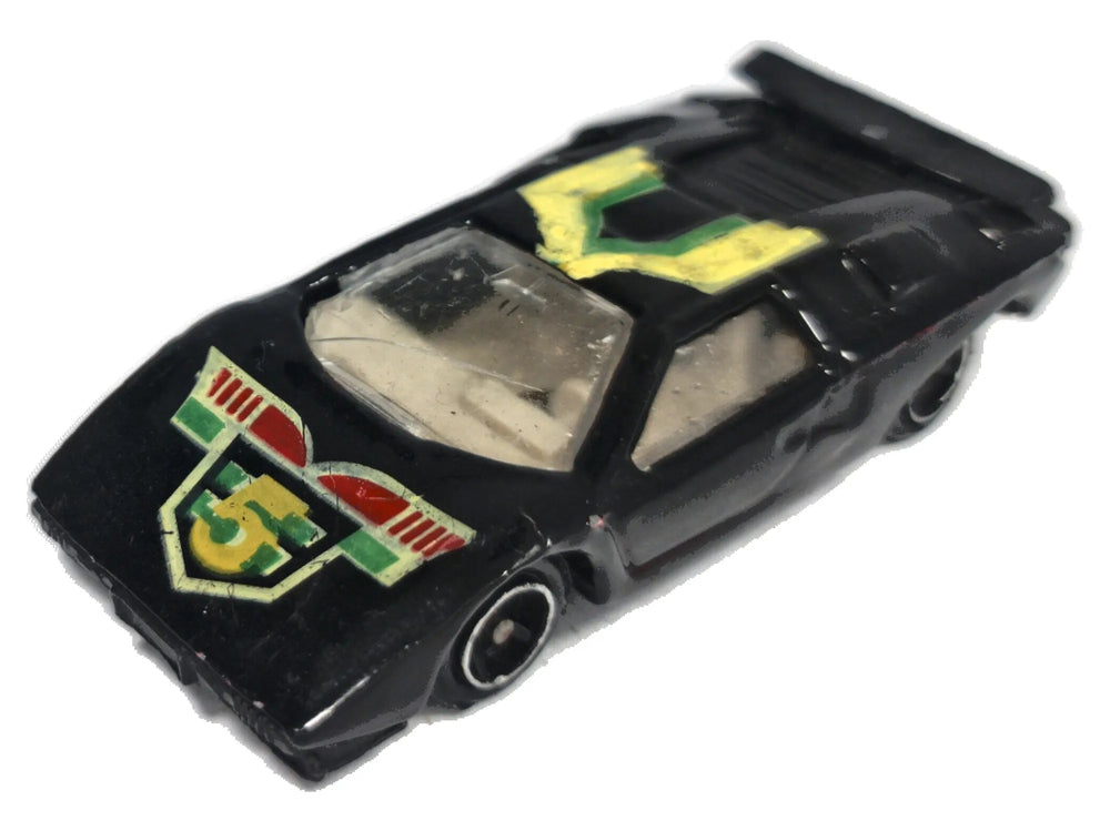 Lamborghini Countach Pioneer 1:64 5 Luzak Czarny Wyścig