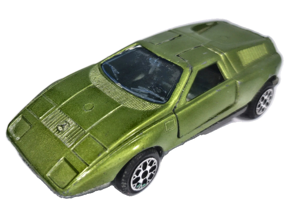 Mercedes C111 Politoys '70 Zielony 1:43 Made in Italy 2xMetal