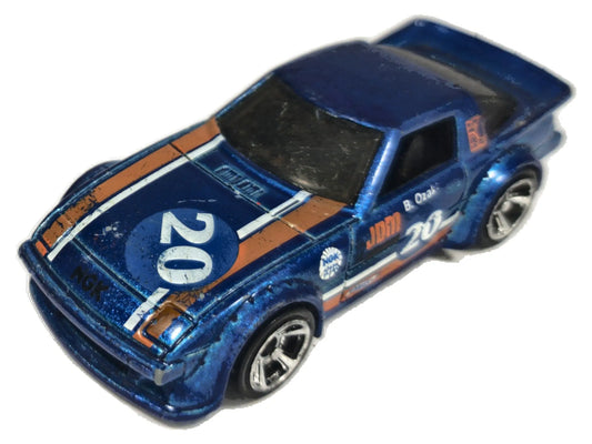 Mazda Rx-7 Hot Wheels 2011 1:64 JDM Luzak Niebieski