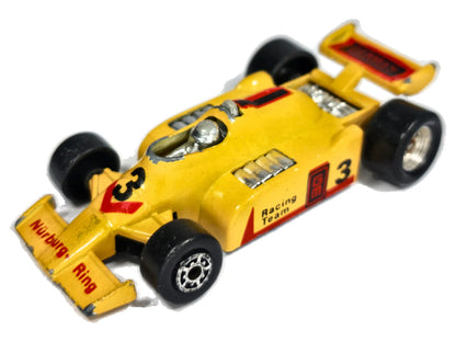 Bolid Formuła 1 Racing Team McToy Żółty 1:55 Vintage