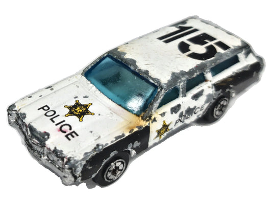 Ford Station Wagon Police #15 Policja Yatming '70 Biały 1:64 2xMetal