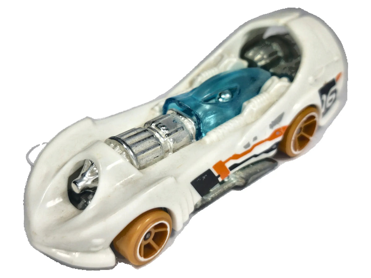 POWER ROCKET, Hot Wheels 2014, Die cast CDV46, Biały, 1:64, Resoraki