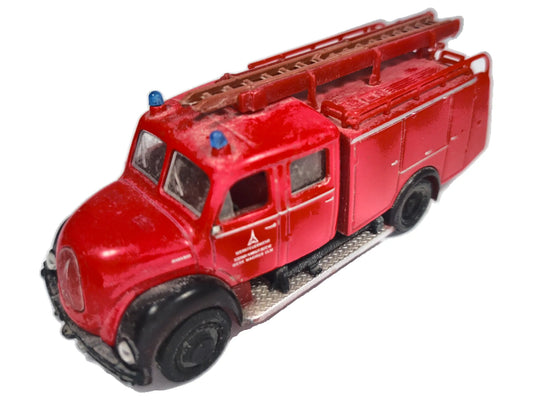 1961 MAGIRUS-DEUTZ MERCUR TLF 16, AmerCom Made in Germany, 1:64, Resoraki