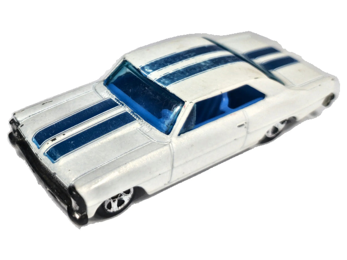 '66 CHEVY NOVA GM TM Hot Wheels 2007 Biały 1:64