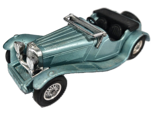 1938 Ss 100 Jaguar Matchbox 1977 Turkusowy 1:43 Made in England