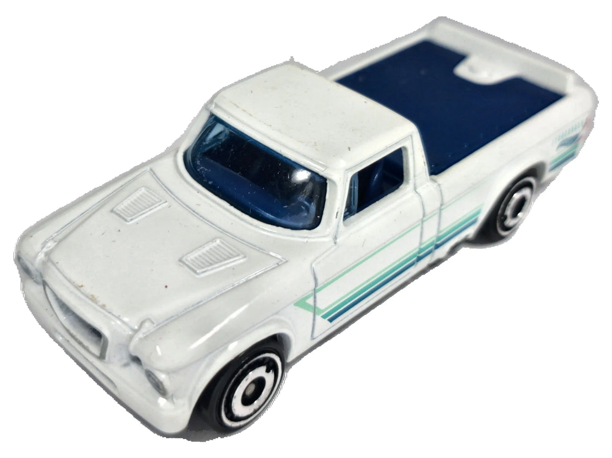 '63 STUDEBAKER PICKUP, Hot Wheels 2021, Die cast HCT51, Biały 1:64 Resoraki