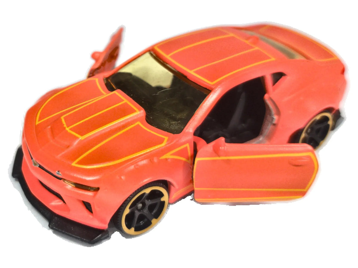 Chevrolet Camaro Ss Majorette 1:60 Coupe Luzak Pomarańczowy Sportowy
