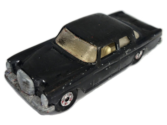 MERCEDES 300 SE Matchbox Series Matchbox '70 Czarny 1:64 Made in England