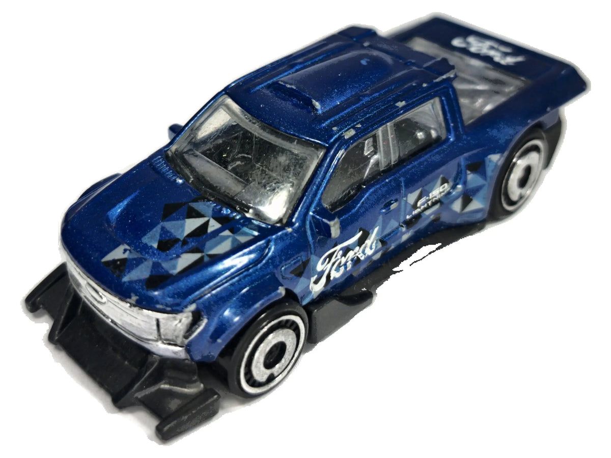 FORD F-150 LIGHTNING CUSTOM MODEL Hot Wheels 2023 Niebieski 1:58