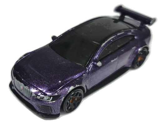 Jaguar Xe Sv Project 8 Hot Wheels 2018 Factory Fresh 1:64 Luzak Fioletowy