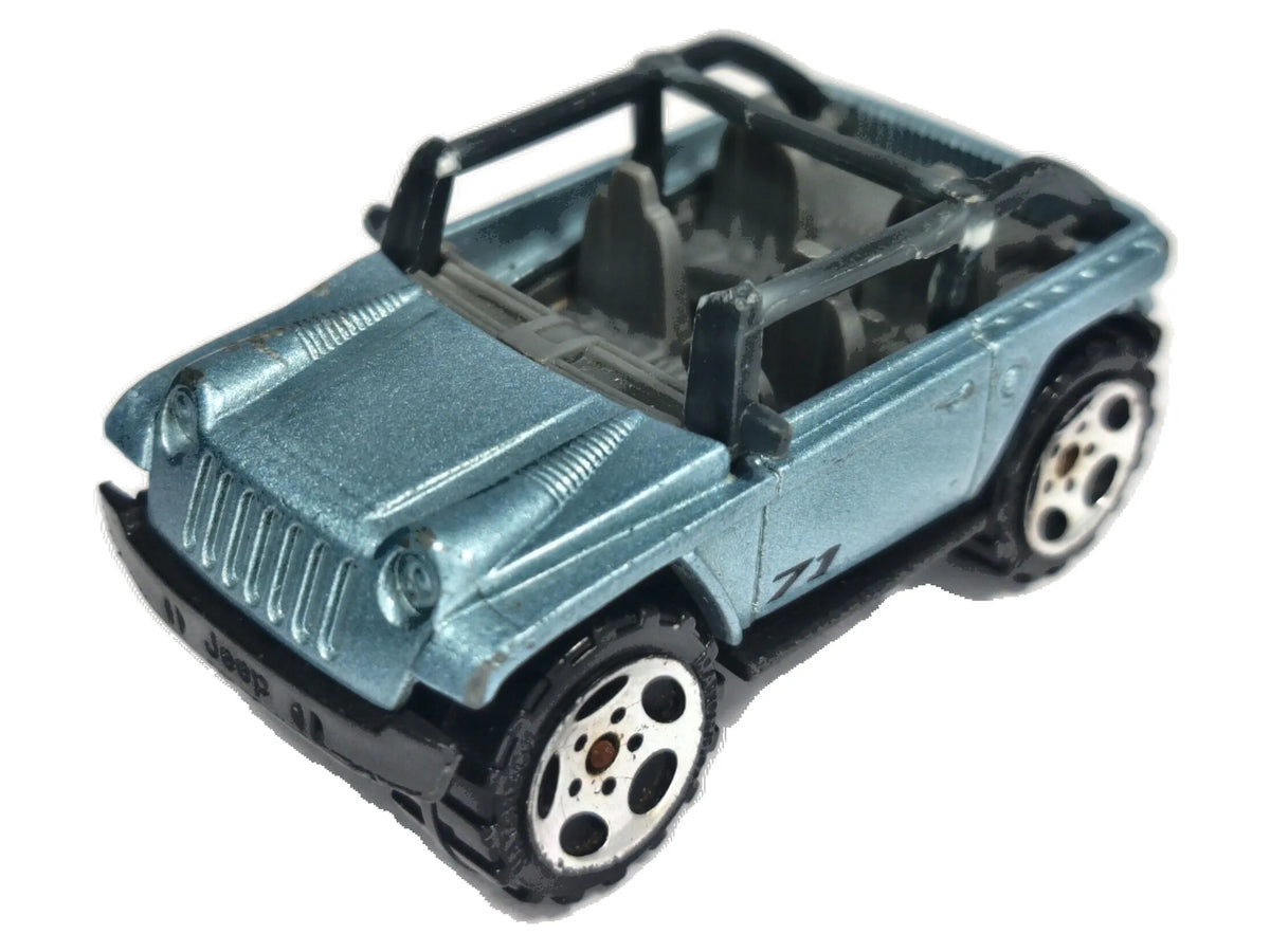 JEEP WILLYS CONCEPT, Matchbox 2002, Die cast, Błękitny, 1:59, Resoraki