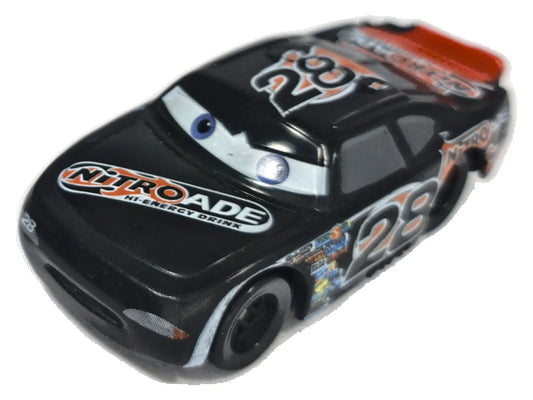 Tim Treadless Disney/Pixar Cars 1:72 NITROADE #28 Luzak Czarny