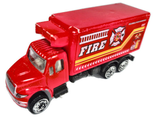 Vintage Fire Truck 1:55 Wóz strażacki Luzak Czerwony Straż pożarna