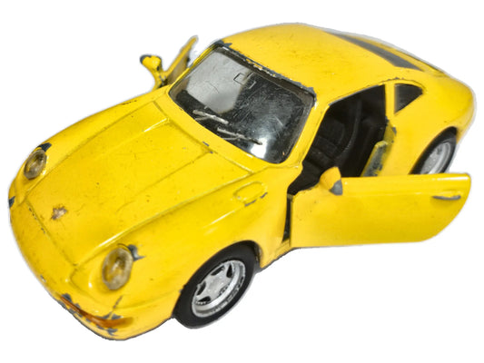 Porsche 911 Carrera Maisto Żółty 1:36