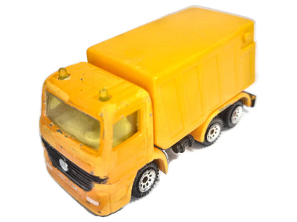 CIĘŻARÓWKA jak MERCEDES, Śmieciarka, Siku, Die cast Pomarańcz 1:87 Resoraki