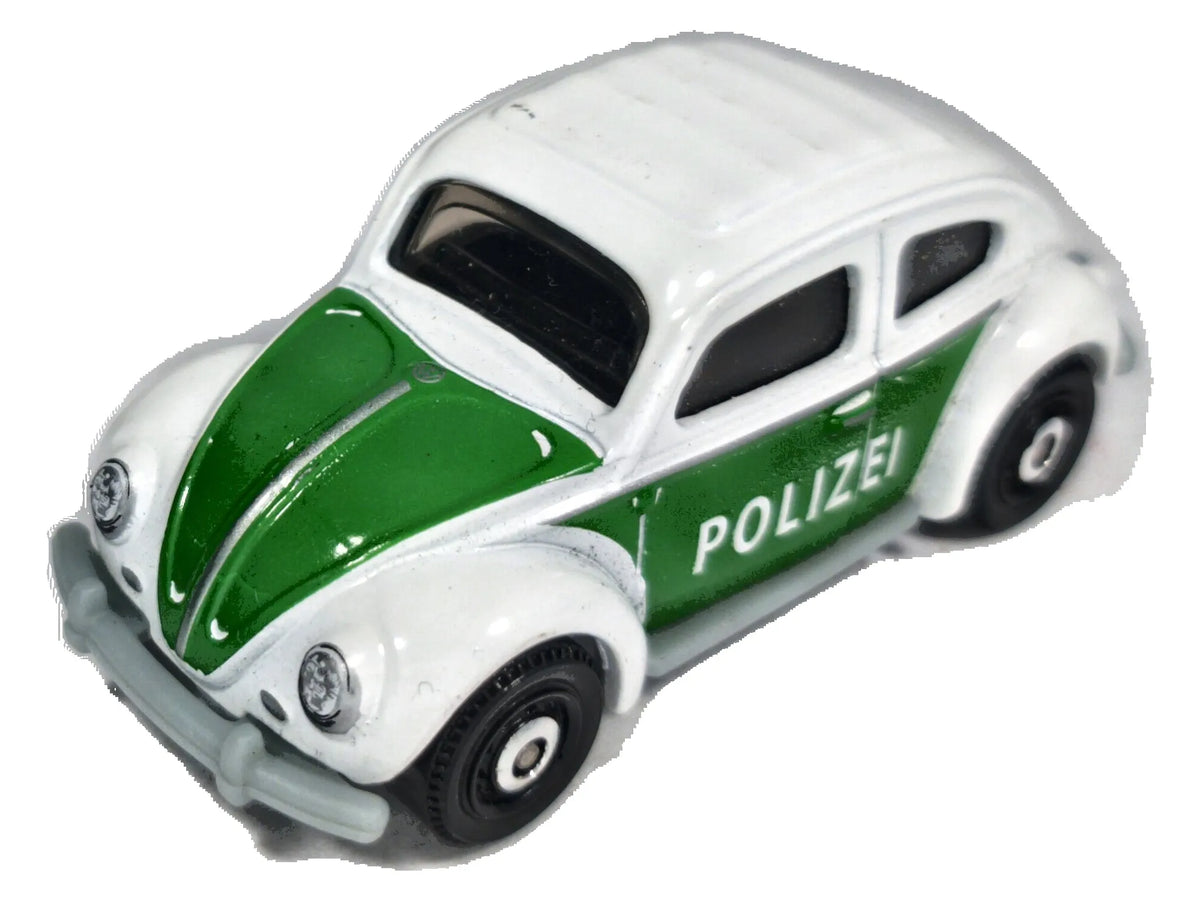 '62 Volkswagen Beetle Mainline Policja Matchbox 1998 Biały 1:55