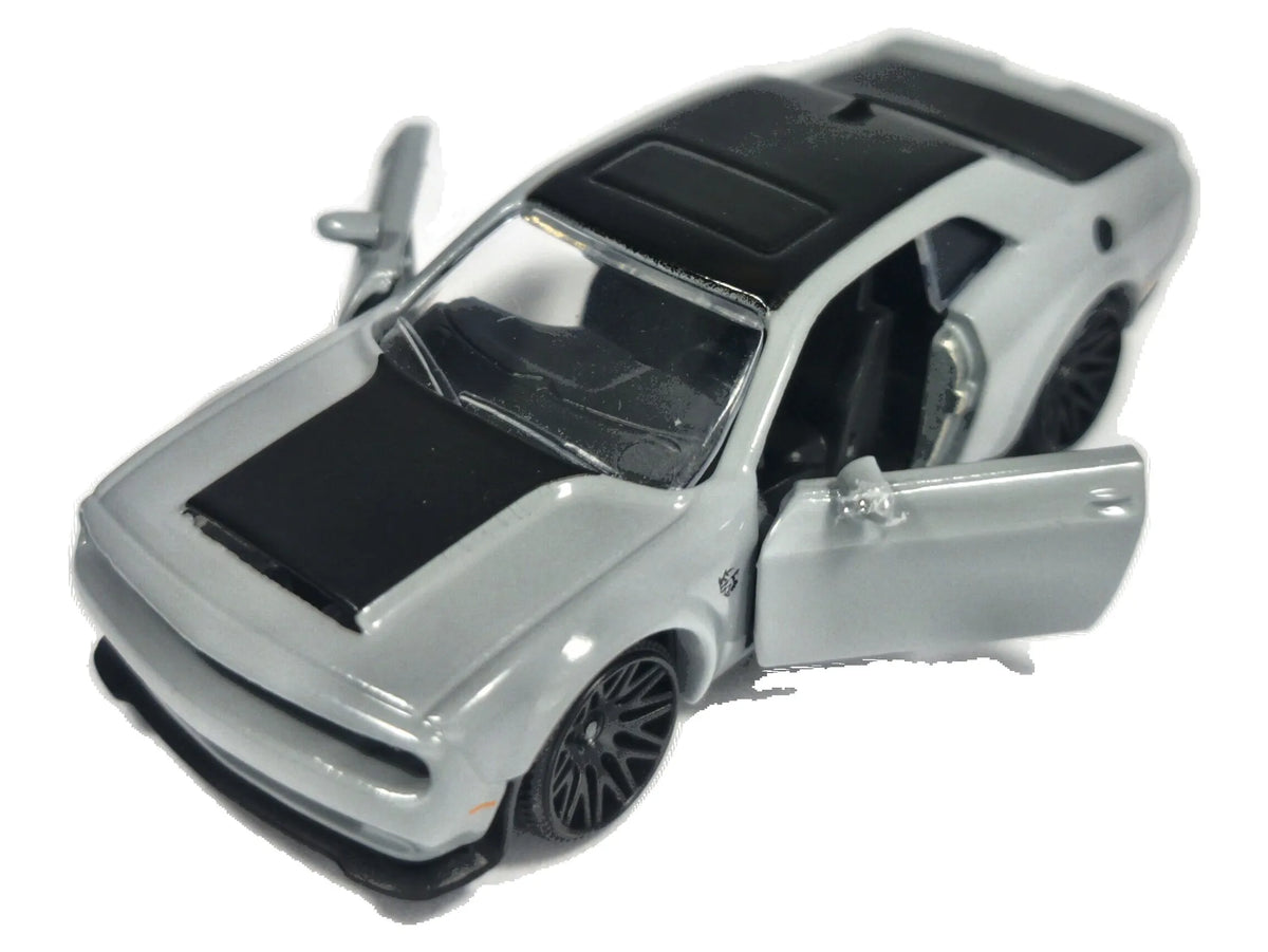 DODGE CHALLENGER SRT HELLCAT, Majorette Premium 2021, REF:238C, Szary, 1:62