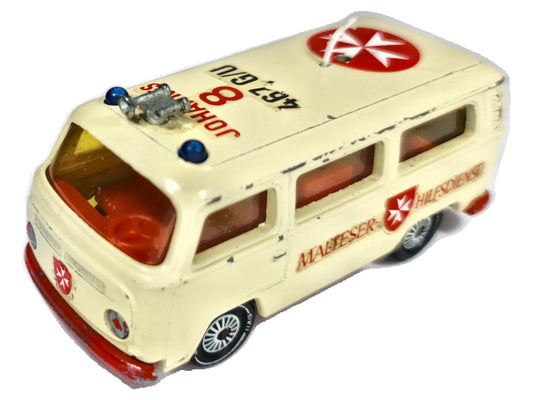 VW BUS Ambulans SIKU '70 Kremowy 1:50 Made in West Germany
