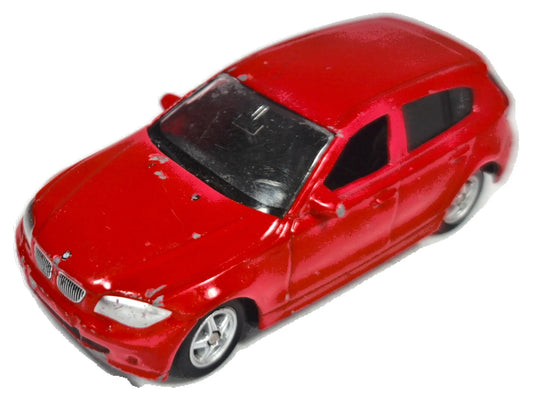 BMW 120I Welly 1:60 Luzak Czerwony