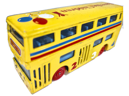 Autobus Piętrowy The Londoner Daimler Fleetline Matchbox 1972 Żółty 1:43