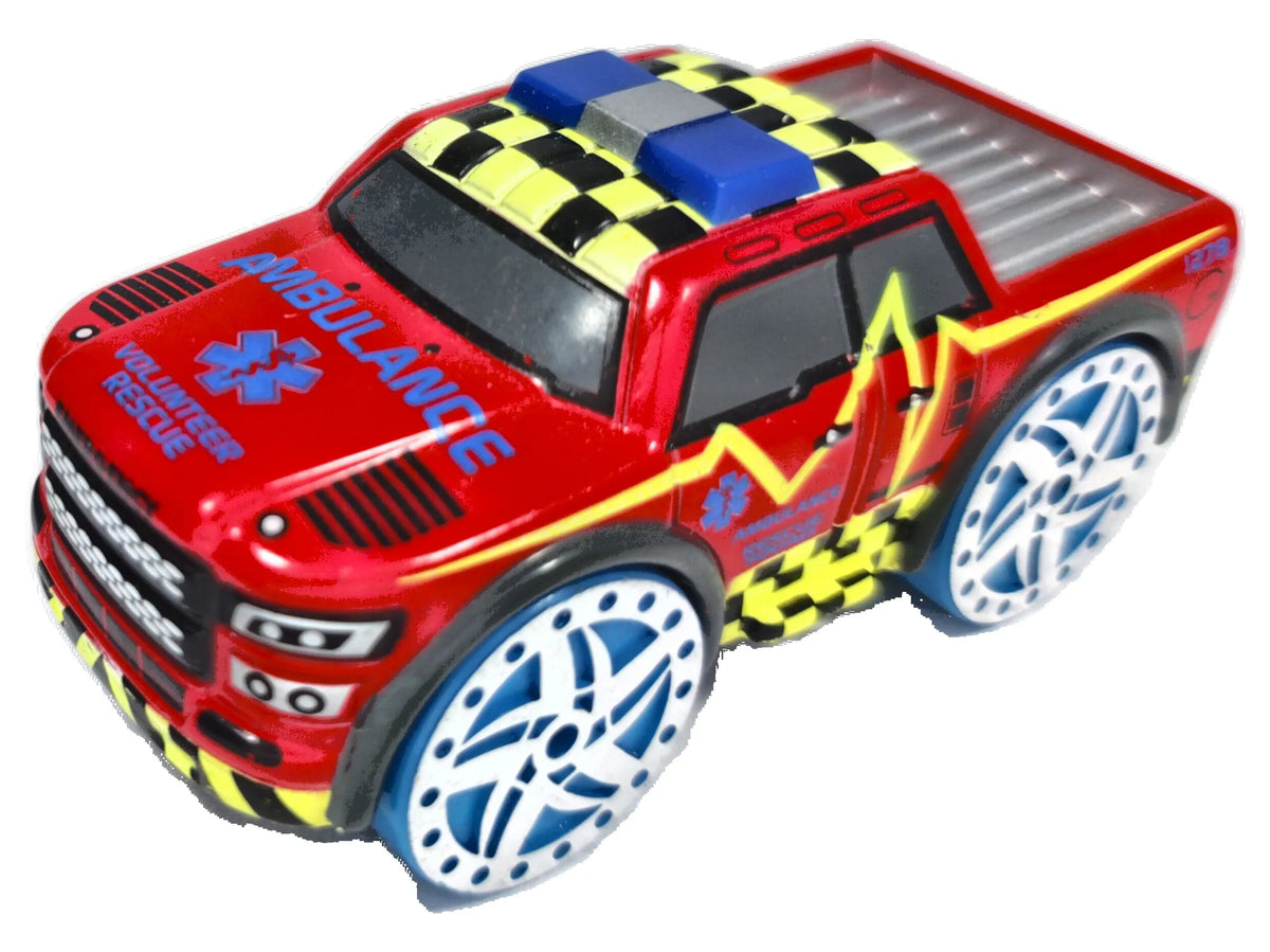 Fantasy Pickup Ambulance Realtoy Czerwony 1:55