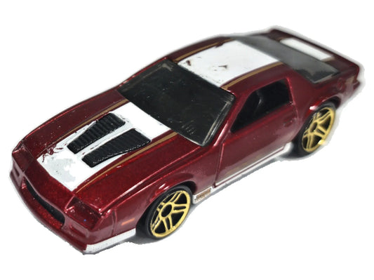 Chevrolet Camaro Iroc-Z Hot Wheels 2011 New Models 1:64 Luzak Bordowy